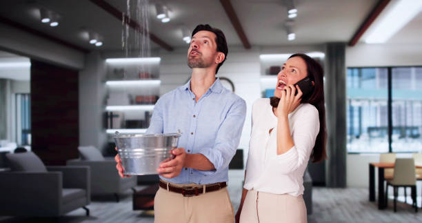 Water damage restoration process in HI